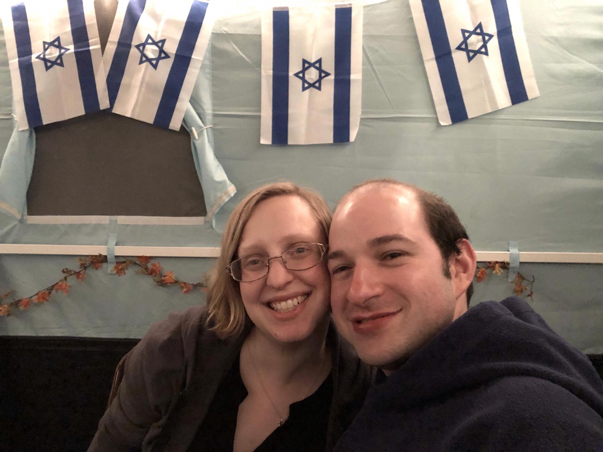Sukkot on the night before our engagement