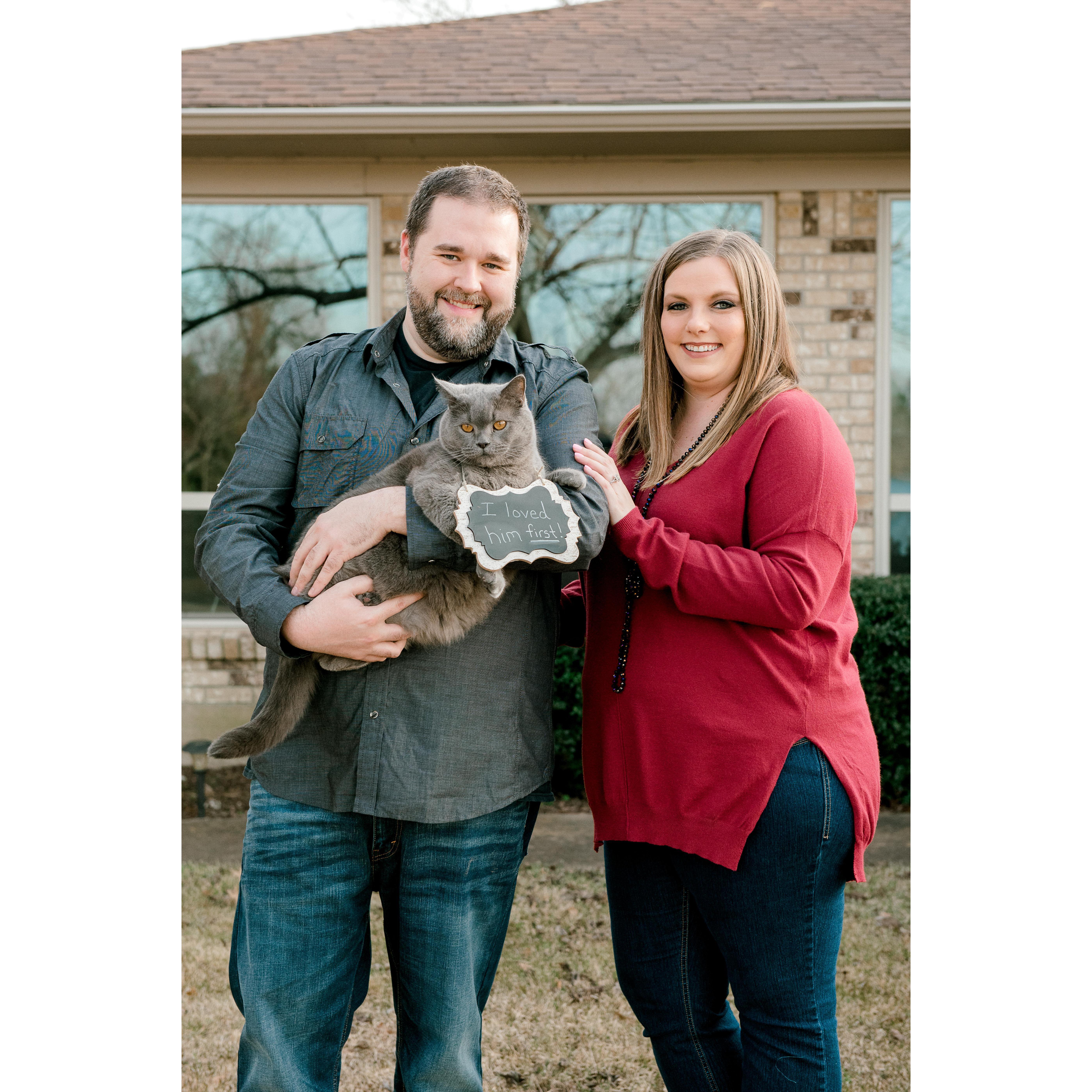 Matthew's cat Gus is a little jealous to have Anna become a part of his world.