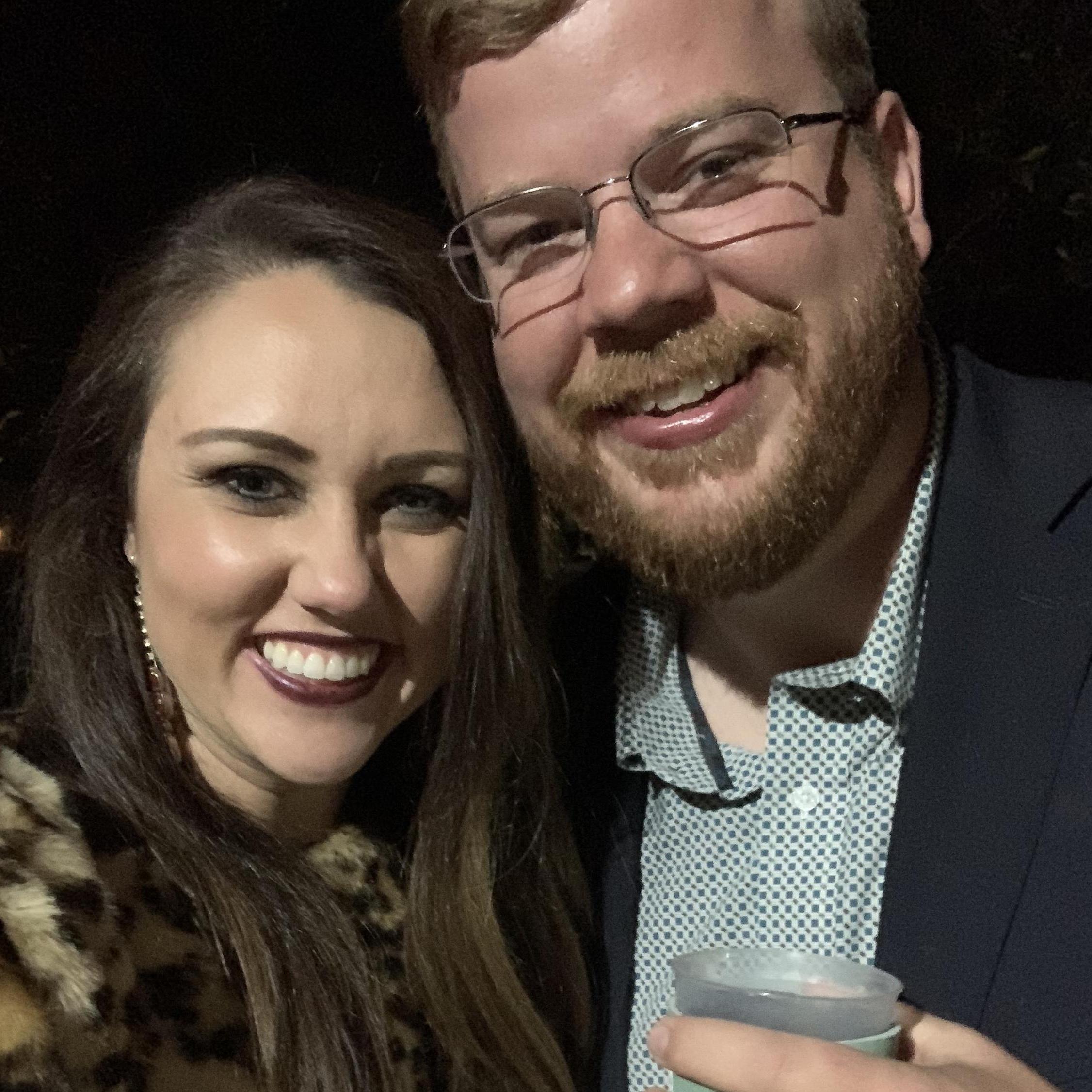 Our first photo...at another wedding! Just call us the wedding crashers!