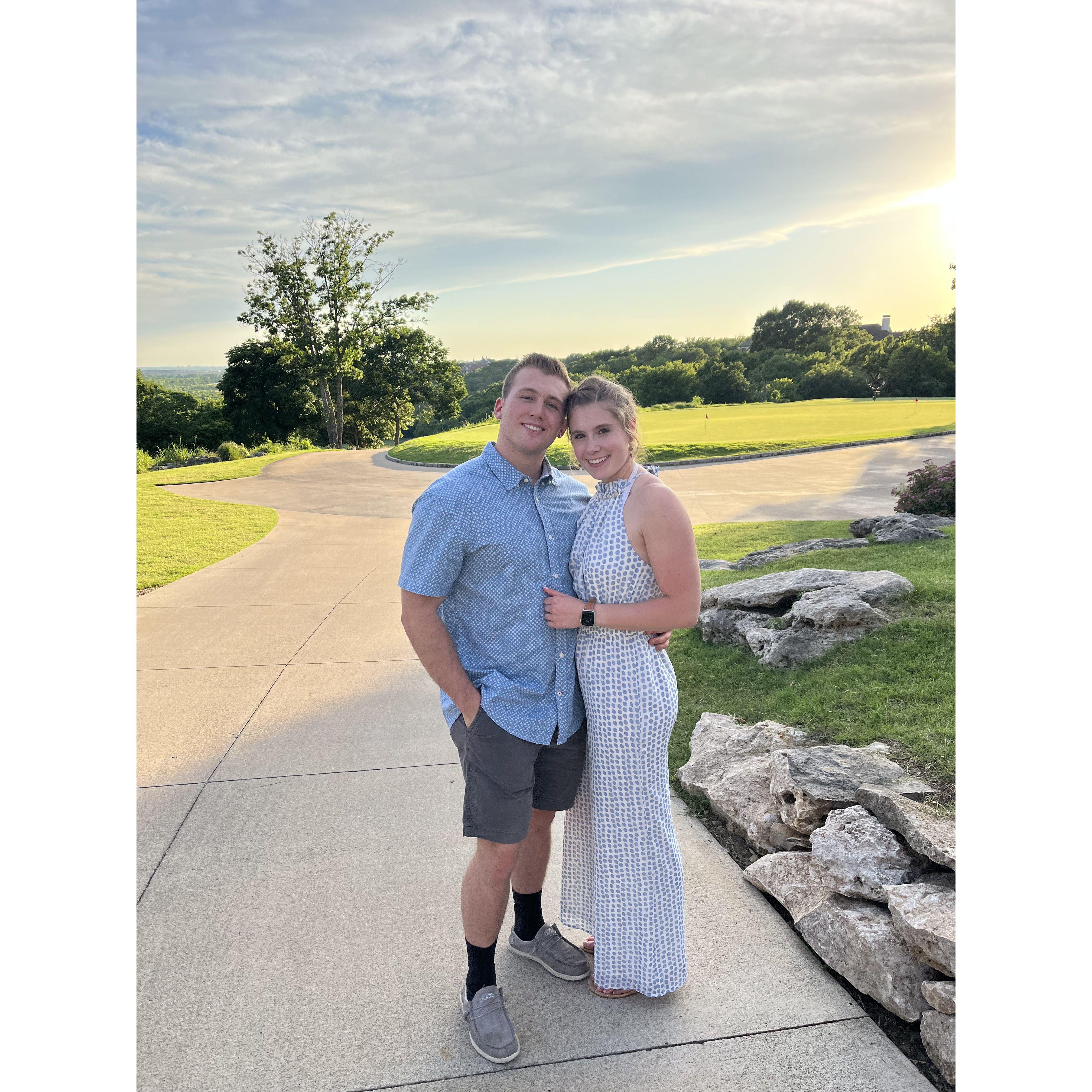 Rehearsal dinner for Trevor and Katy's wedding!