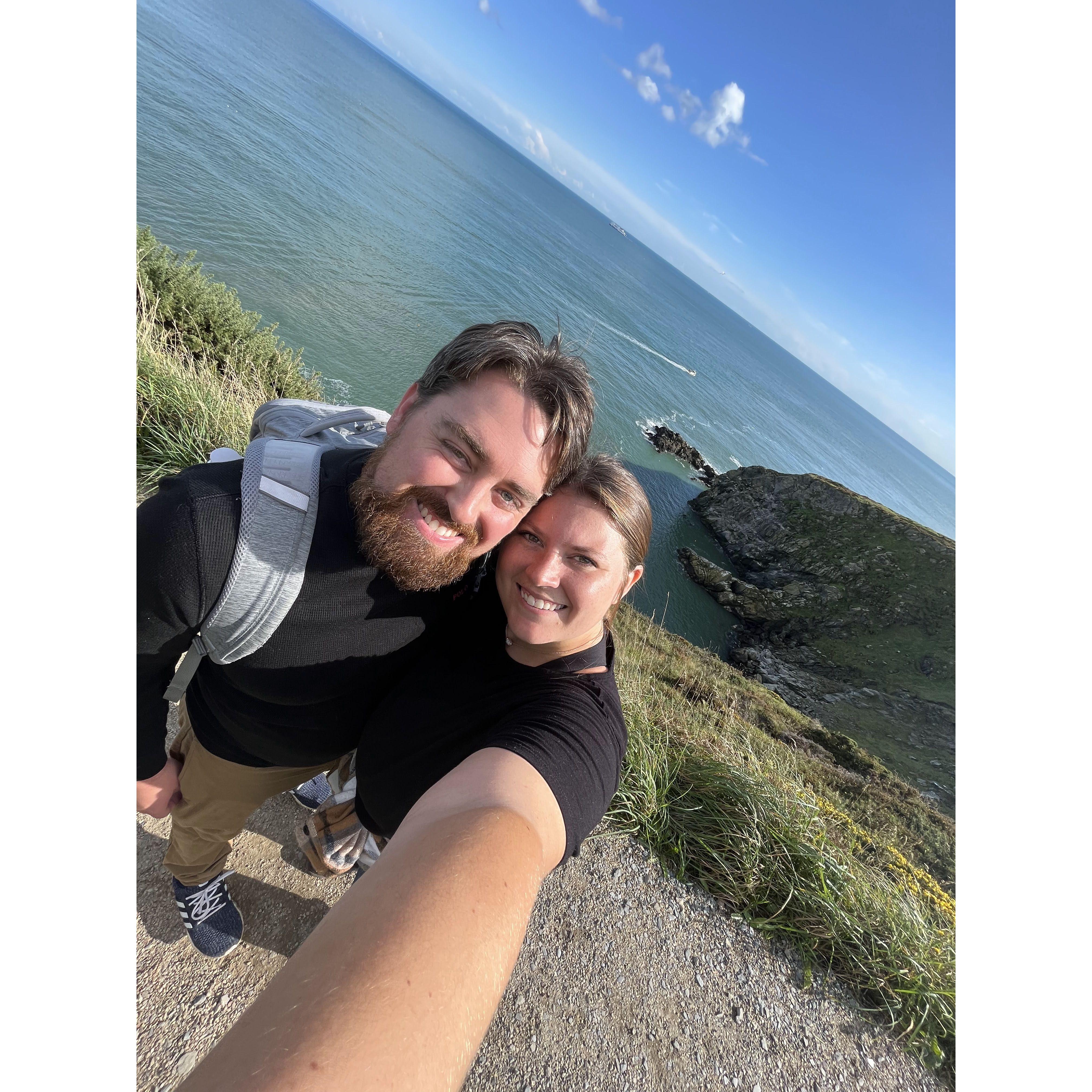 Hiking the Howth Cliff walk in Ireland!