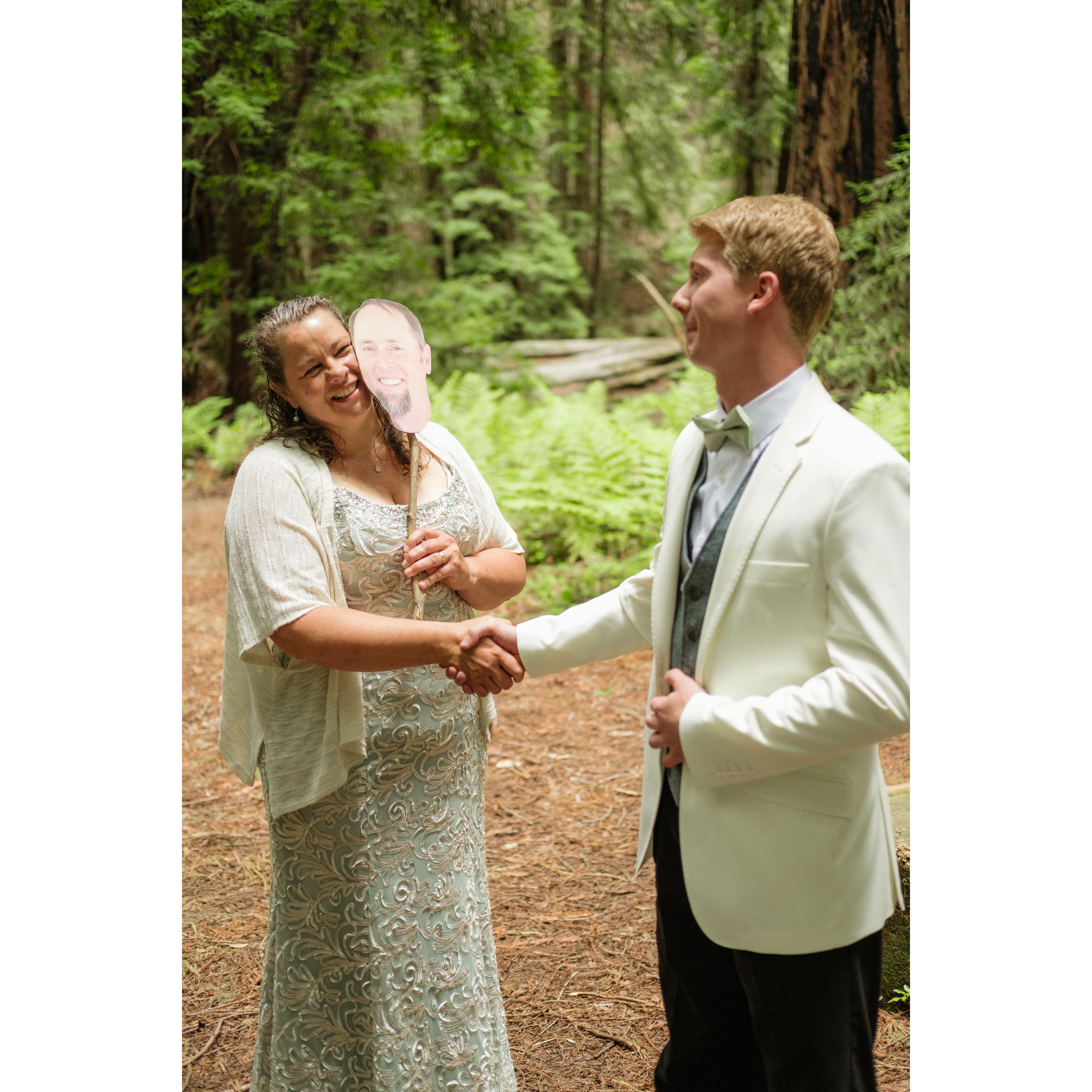 Matt giving his blessing to Jared via Julie