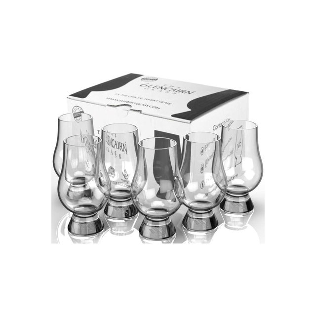 Glencairn Crystal Whiskey Glass Set, Clear, 6 Pack