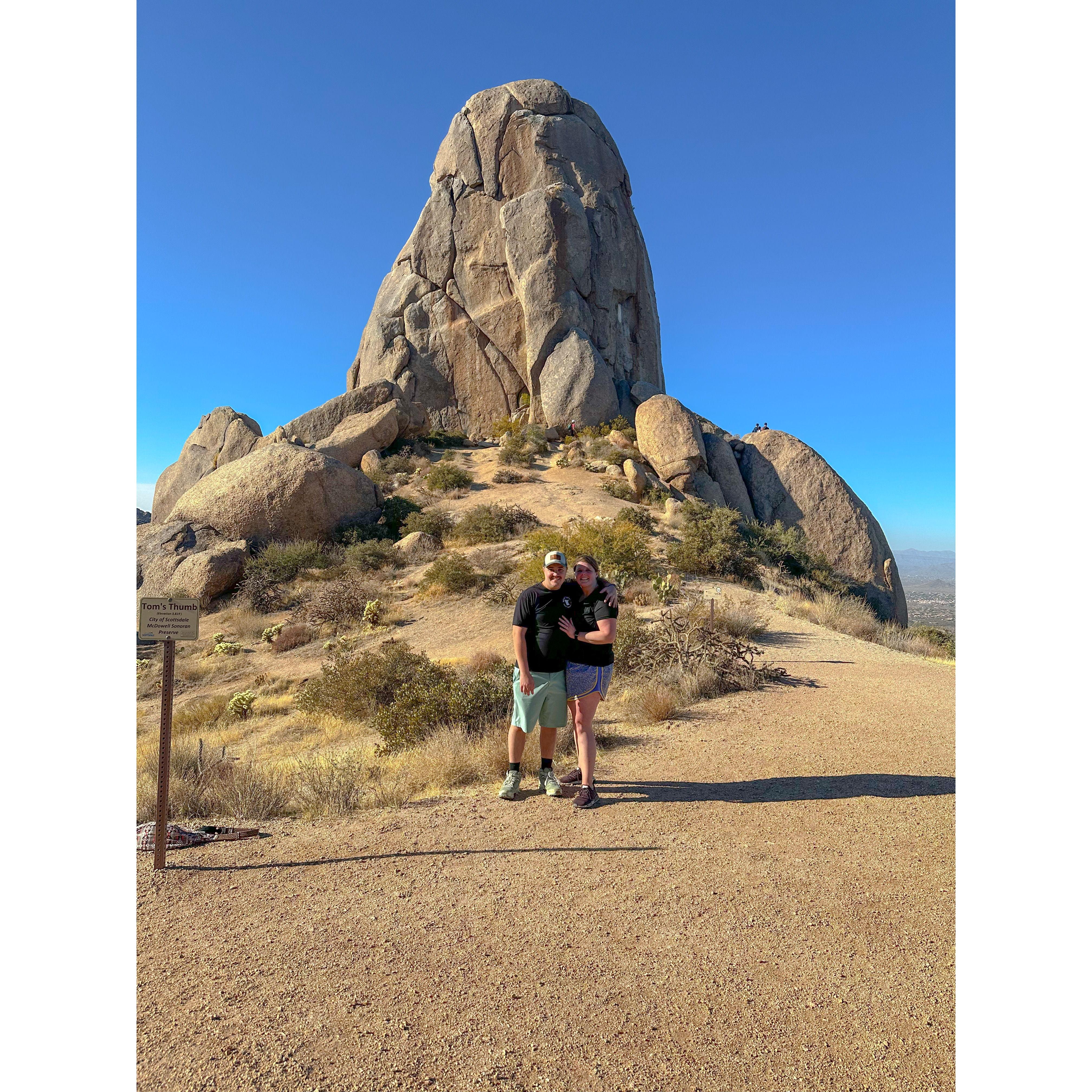 12-8-24 Engaged! Tom's Thumb in Arizona