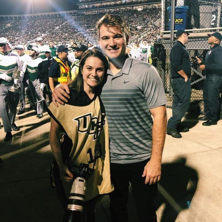 Bailey was always there to support Sarah when she was photographing UCF games. She loved looking out in the crowd and finding him and his friends to take pics of them!
