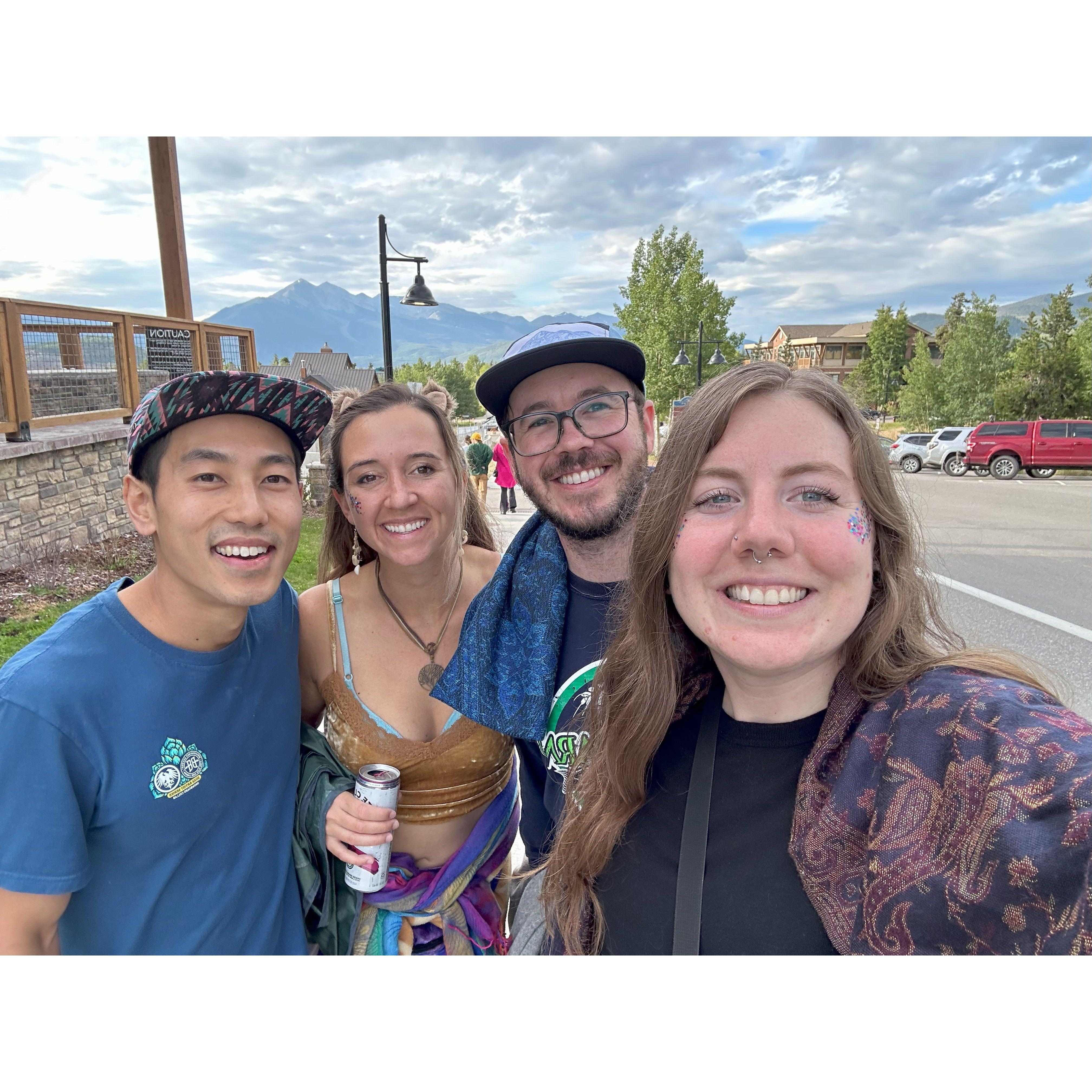 Visiting Brian and Hannah in Dillon, CO to see Pretty Lights!