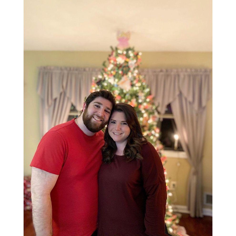 Winter 2019- Jordan's first Christmas Eve at the Comuniello's house