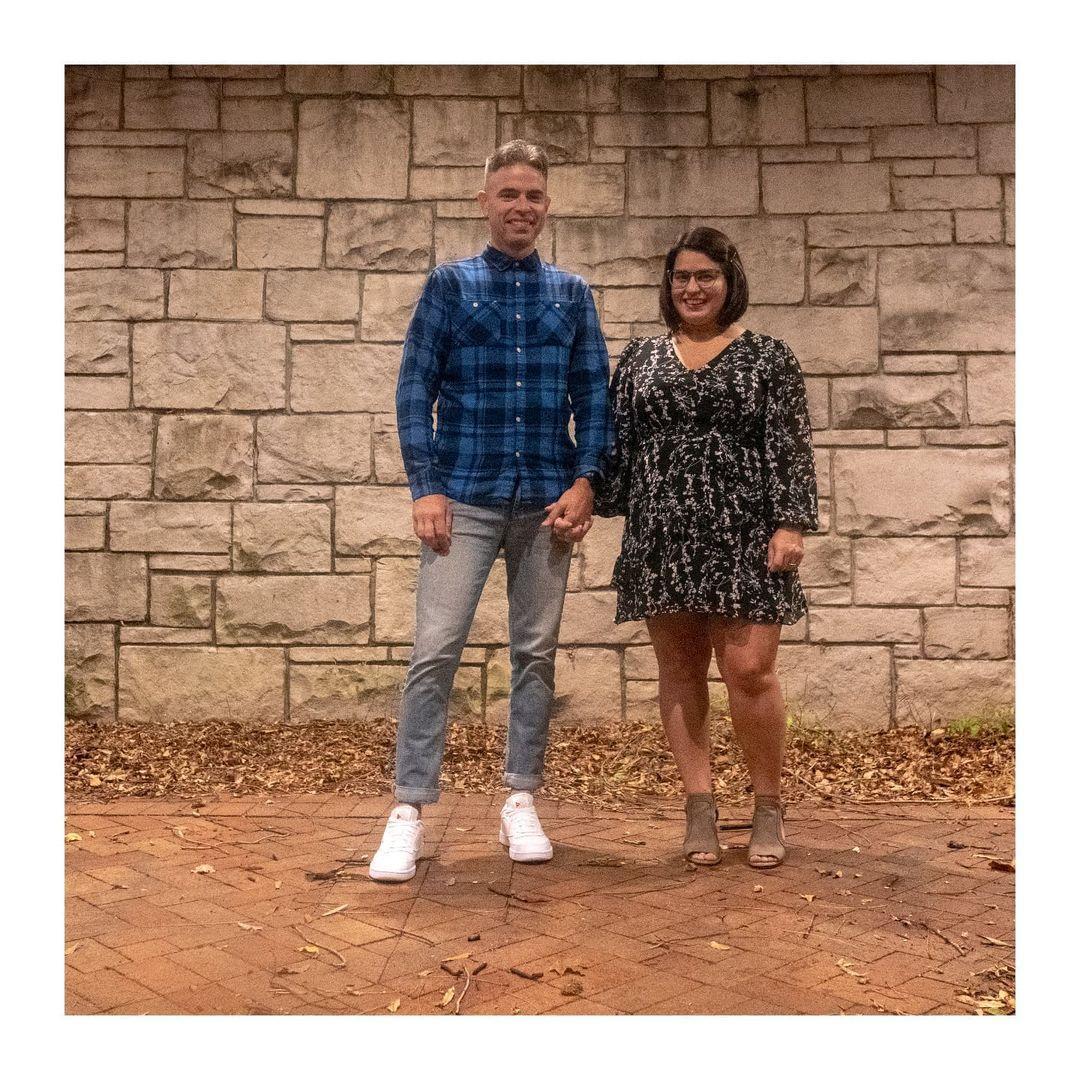 A rare date night out in downtown Huntsville, where we will soon live.