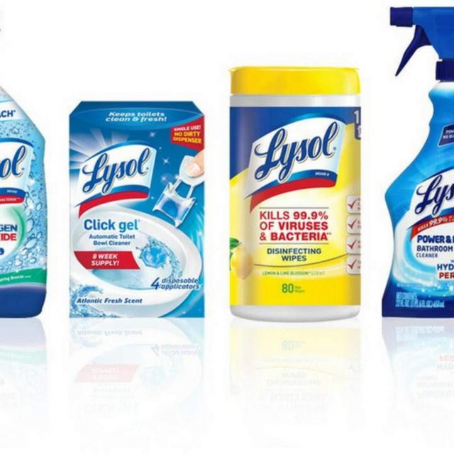 LYSOL Bathroom Value Pack with Lysol Power and Free Bathroom Cleaner (22oz), Lysol Toilet Bowl Cleaner with Hydrogen Peroxide (24oz) 1 ea