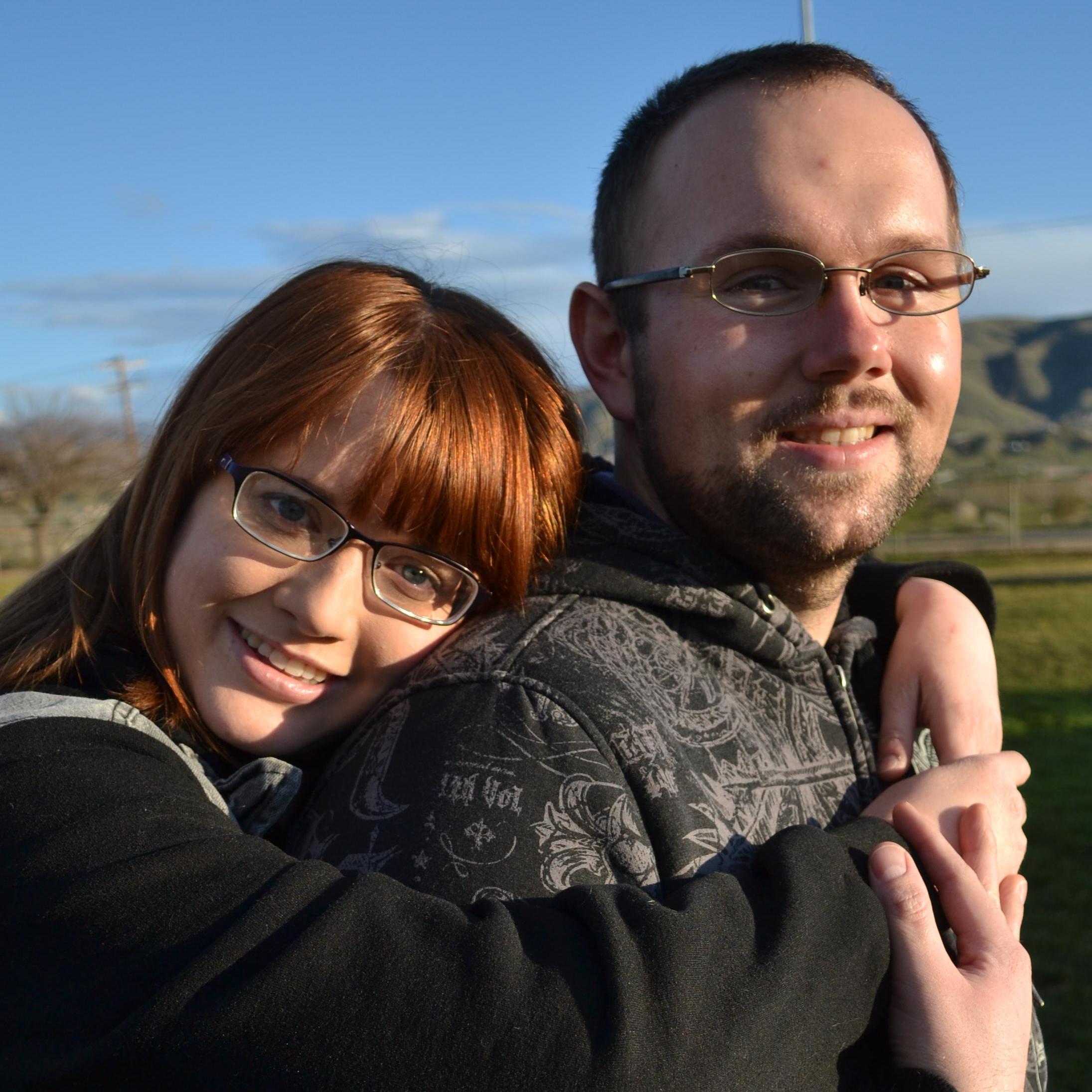 Photo of the couple by Mat Enos