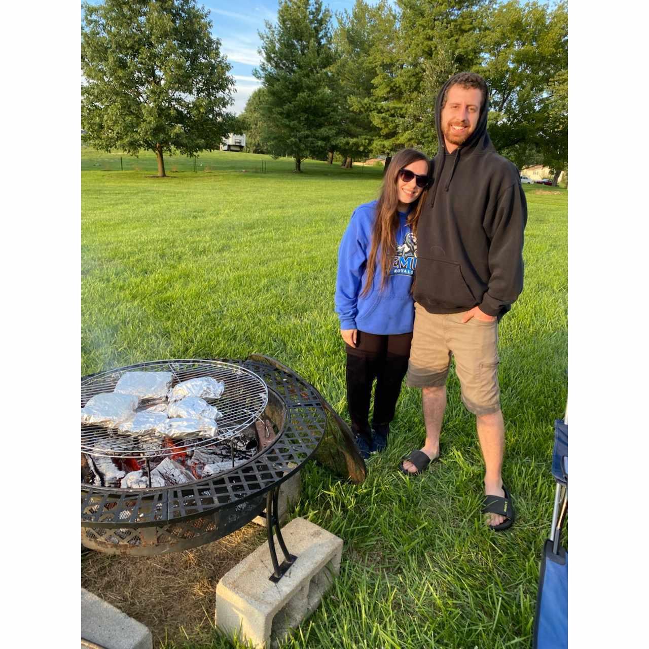 Backyard cookout