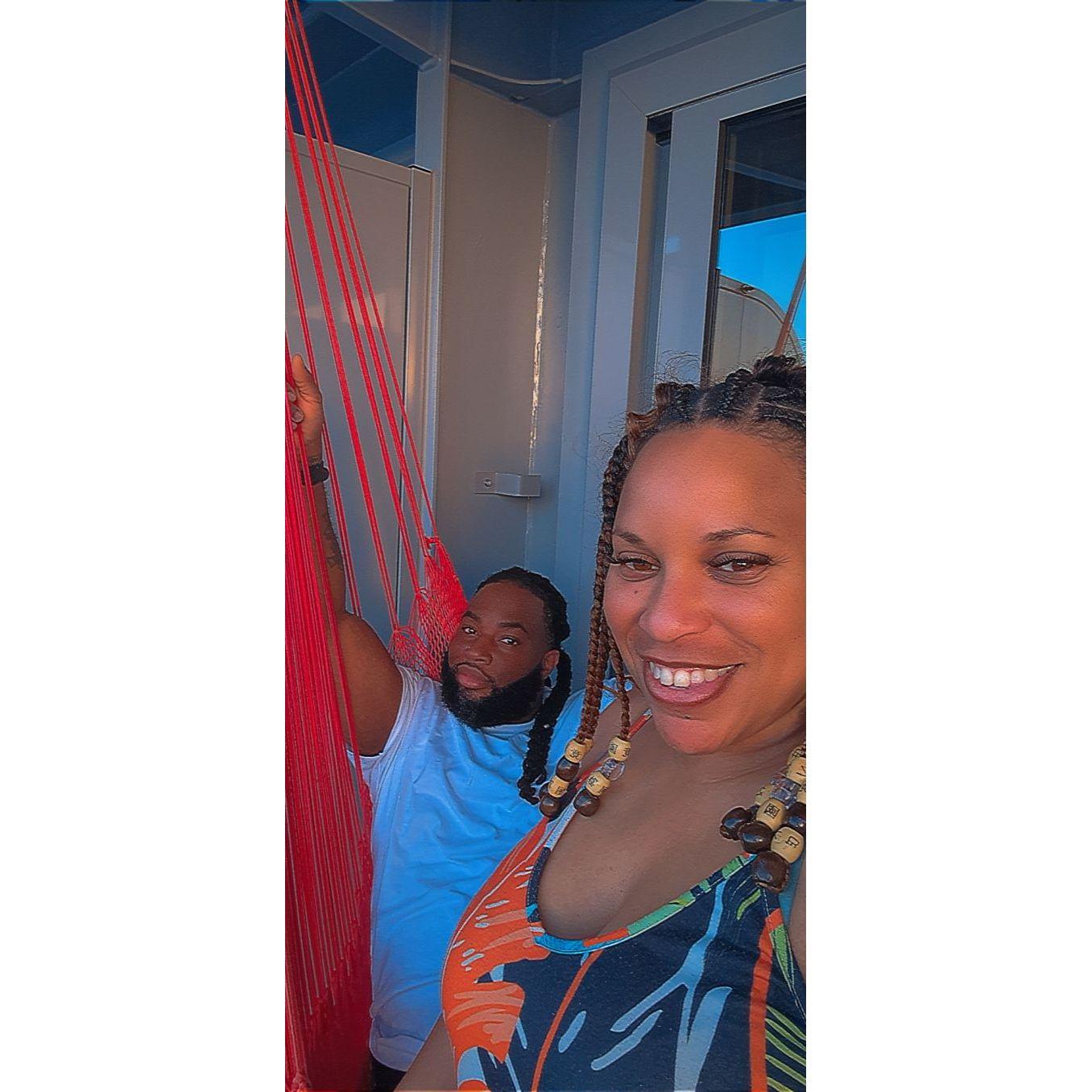 Our 1st cruise together (Baecation). Virgin Voyage 5 day adult only. Fun times