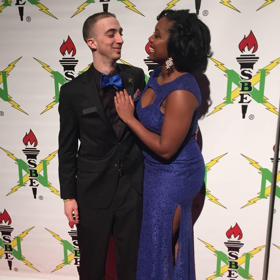 We met through the National Society of Black Engineers and were on the board together.