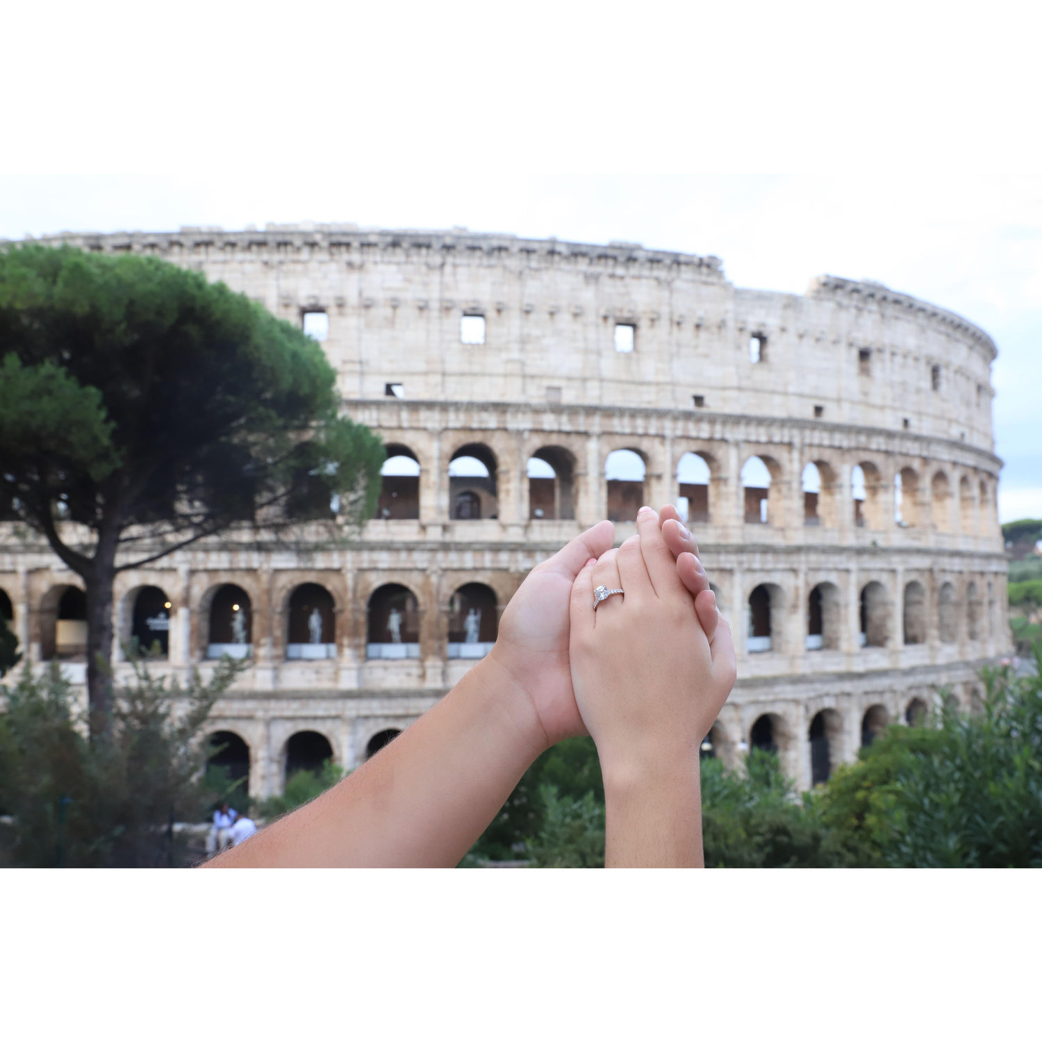 Scenes from our engagement shoot in Italy! Colosseum
