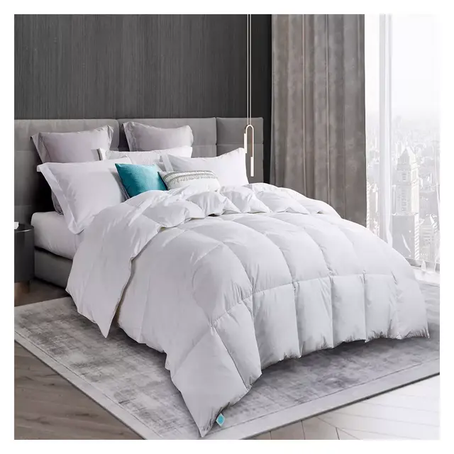Martha Stewart White Goose Feather and White Goose Down King Comforter