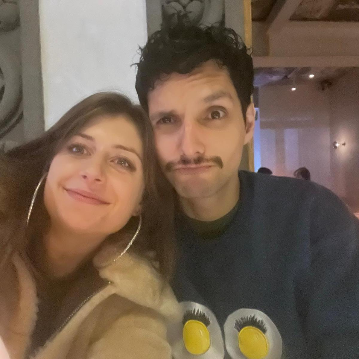She said she liked my moustache