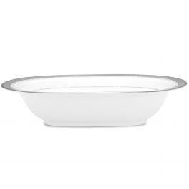 Noritake China - Summit Platinum Bowl, Oval Vegetable, 24 oz.