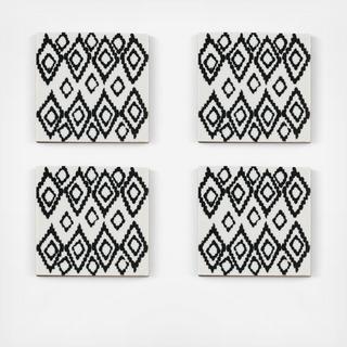 Black & White Coaster, Set of 4