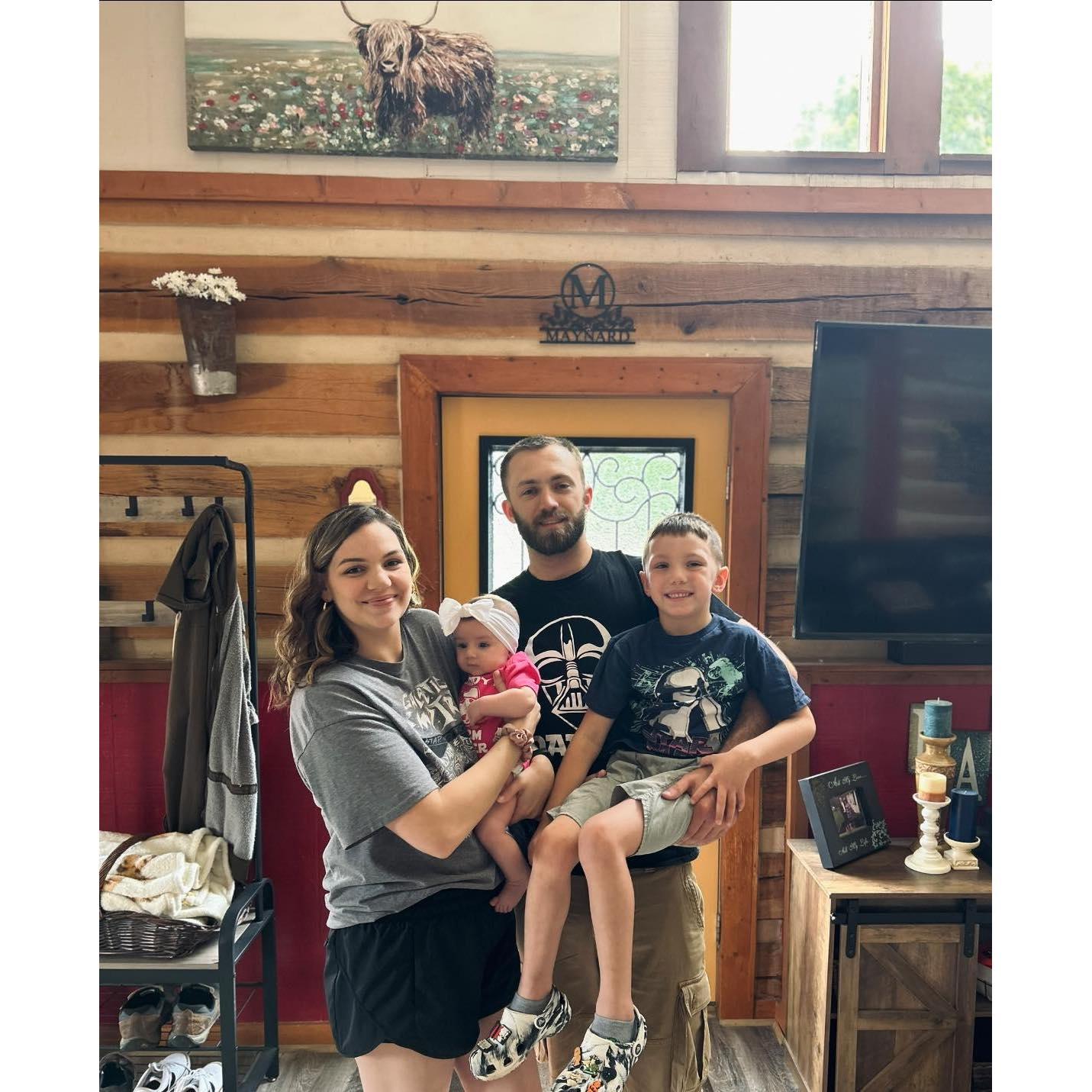 Wore stormtroopers for Sam on Father's Day!