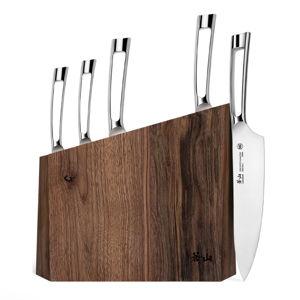Cangshan N1 Series 6-Piece German Steel Forged Knife Block Set, Walnut Block