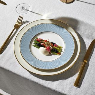 Helia Stripe Salad Plate