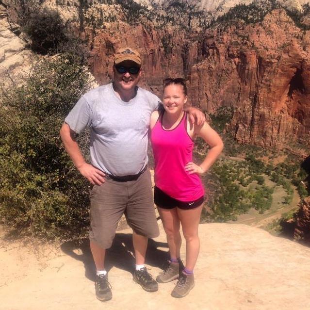 My dad's only request when driving me across the country was to stop at Zion National Park. I had no idea how much that trip would change my life. xo, Dad. Thank you.