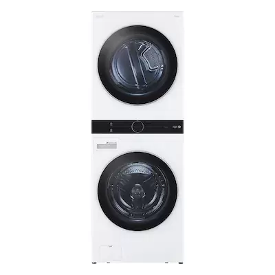LG  WashTower Electric Stacked Laundry Center with 4.5-cu ft Washer and 7.4-cu ft Dryer ENERGY STAR