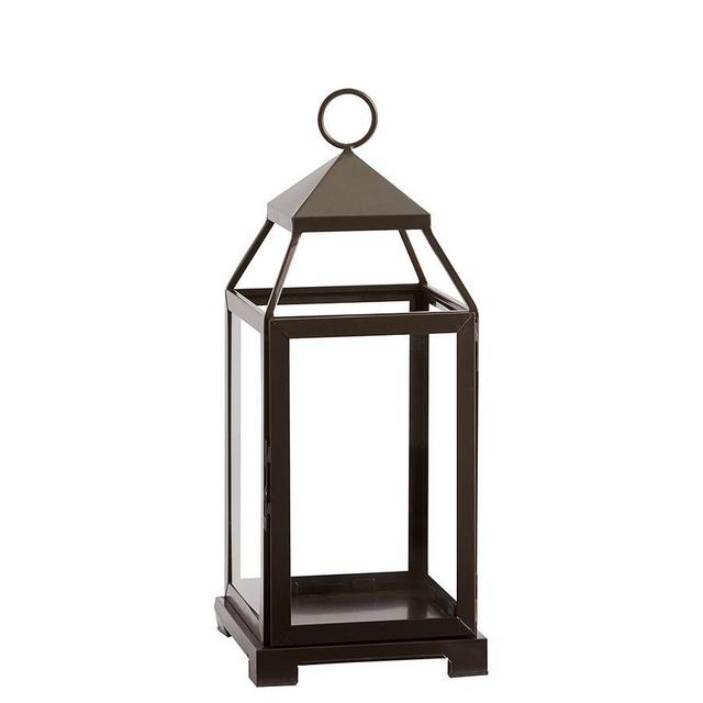 Malta Lantern, Bronze Finish, Medium