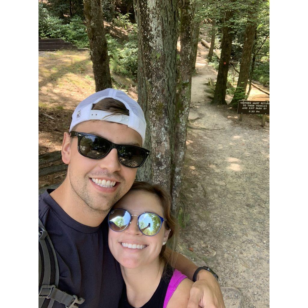 Our first photo together.