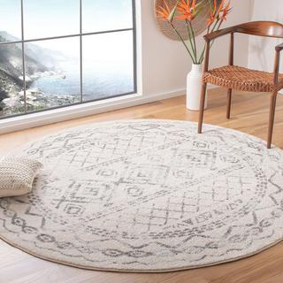 Tulum Round Moroccan Distressed Rug