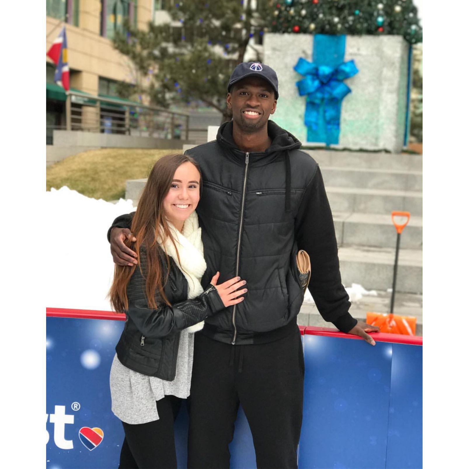 Our first New Years Day together welcoming in 2017. Ice skating became one of our favorite things to do together!