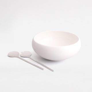 Nuro White Salad 3-Piece Set