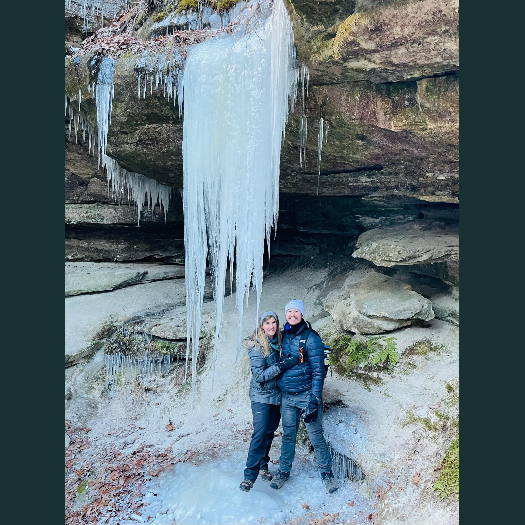 We love hiking in all seasons, Pickle Springs Natural Area, Missouri.