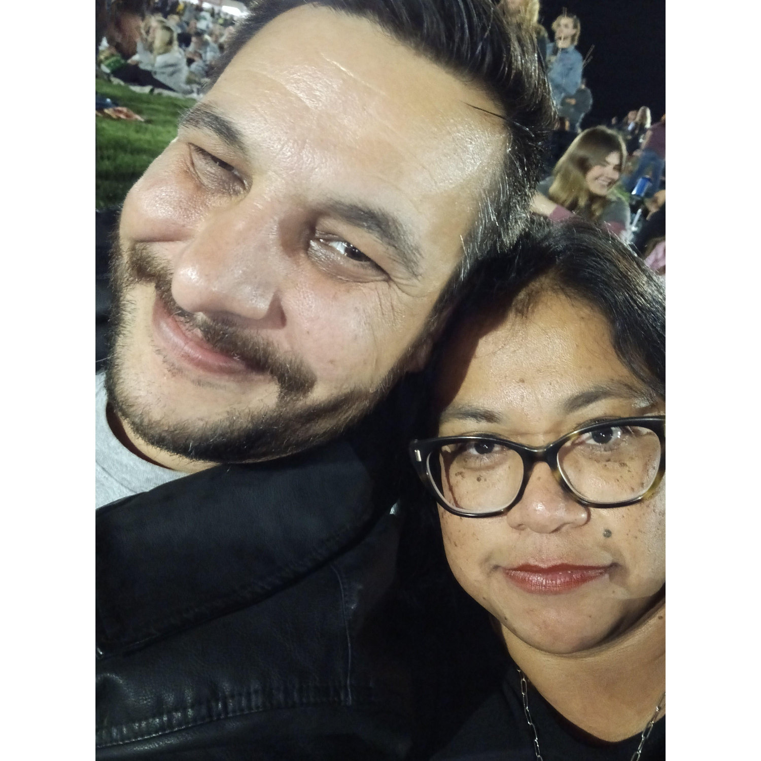 Our 1st concert, KISS. It was amazing.