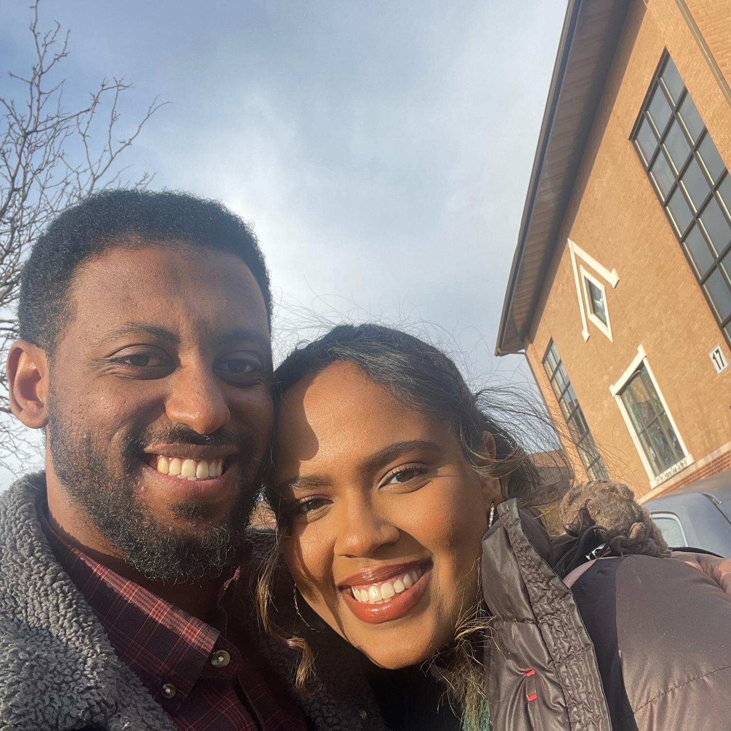 Engagement day! Lydu had no idea what was going on here.