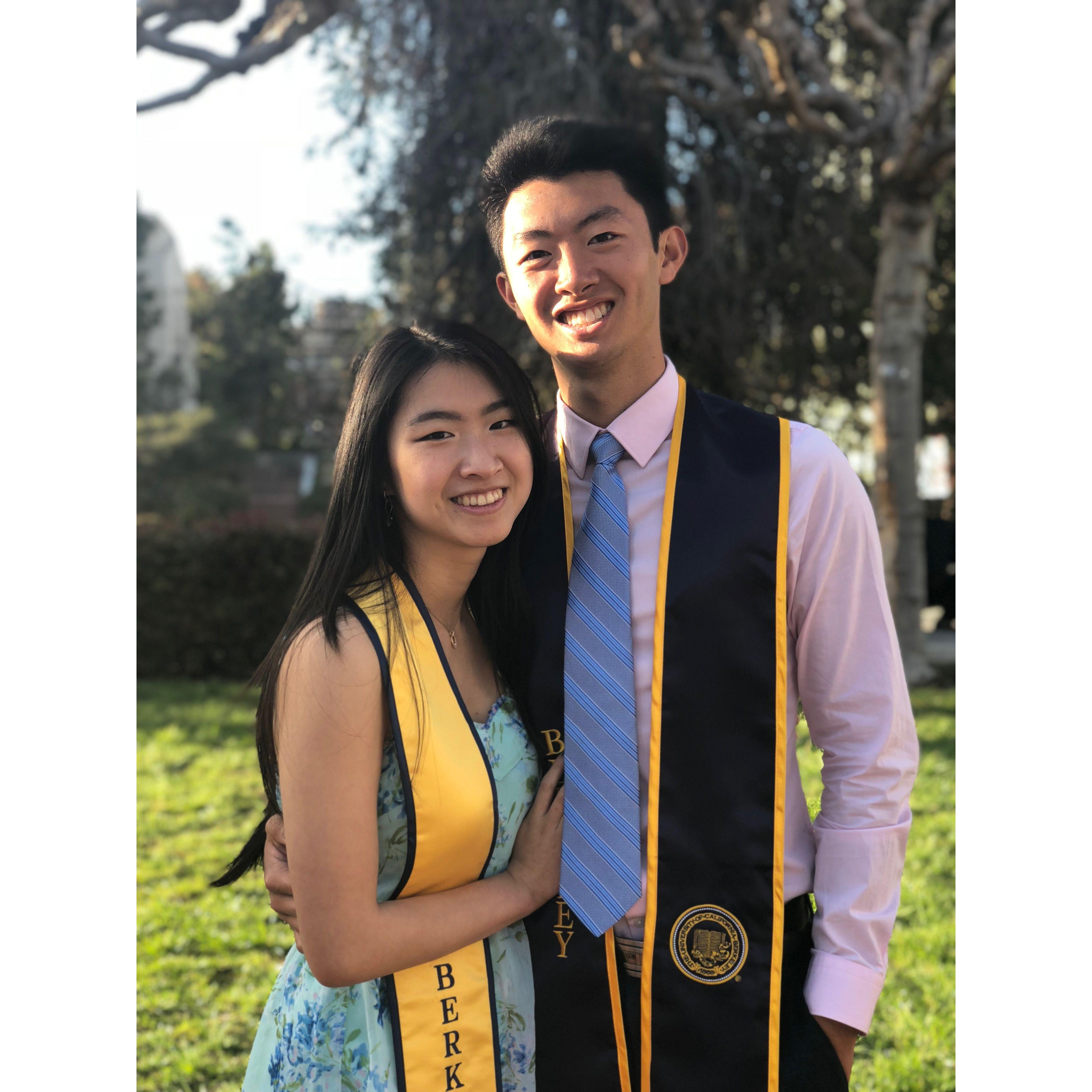 May 2018, Berkeley - Getting to the finish line at UC Berkeley was definitely not a walk in the park, but it was made easier by having you by my side <3.