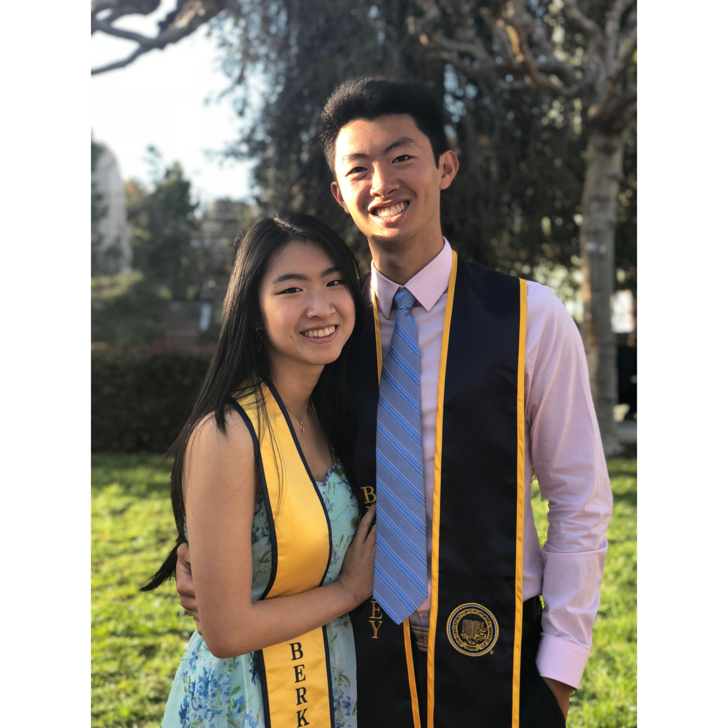 May 2018, Berkeley - Getting to the finish line at UC Berkeley was definitely not a walk in the park, but it was made easier by having you by my side <3.