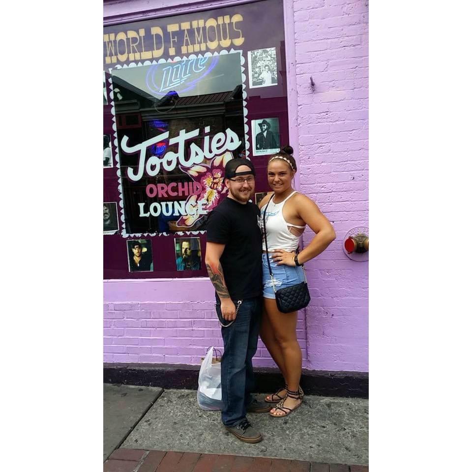 Mark took Kirstin to Nashville for her 21st birthday