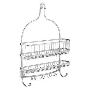 InterDesign® York Lyra Jumbo Shower Caddy in Chrome