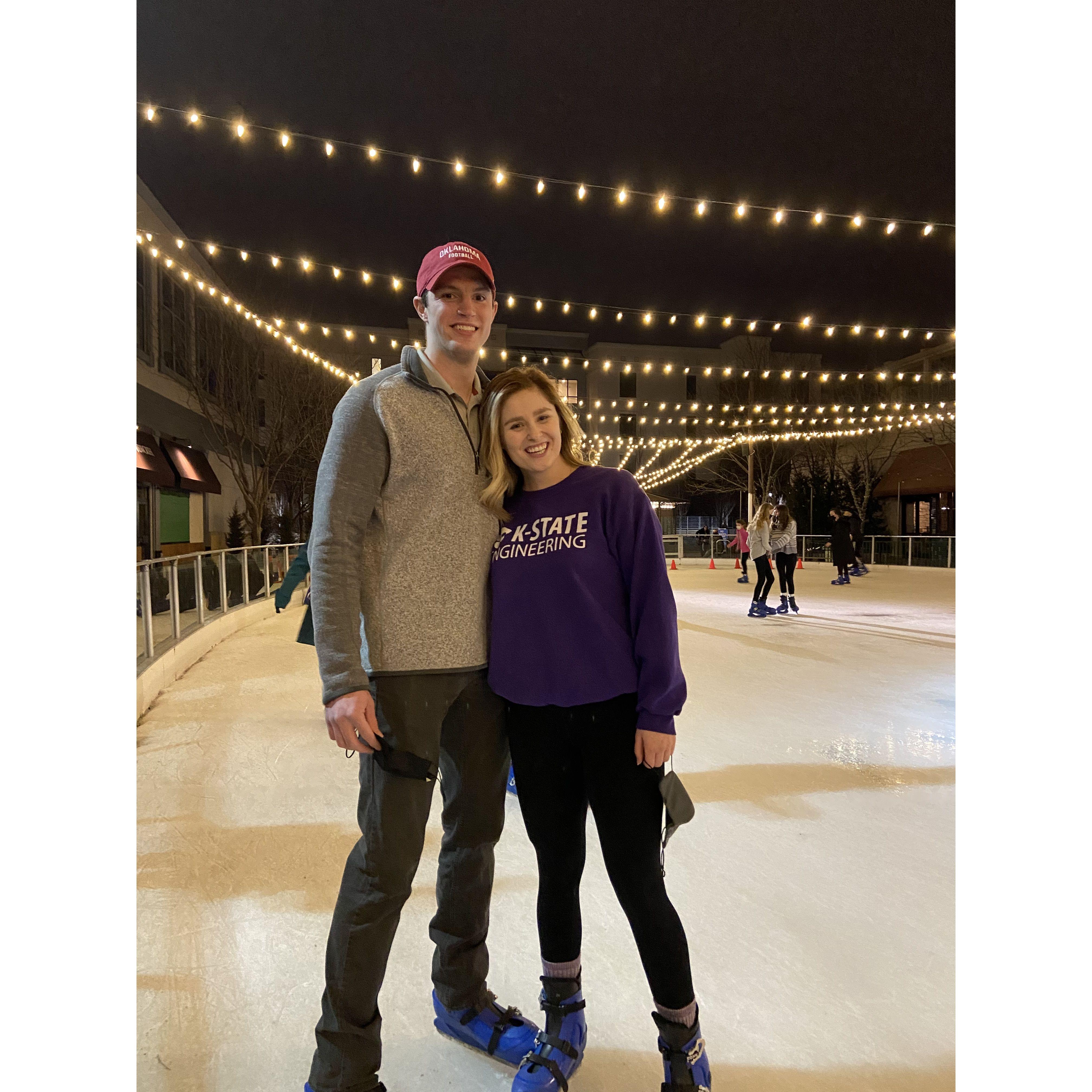 Ice skating in KC