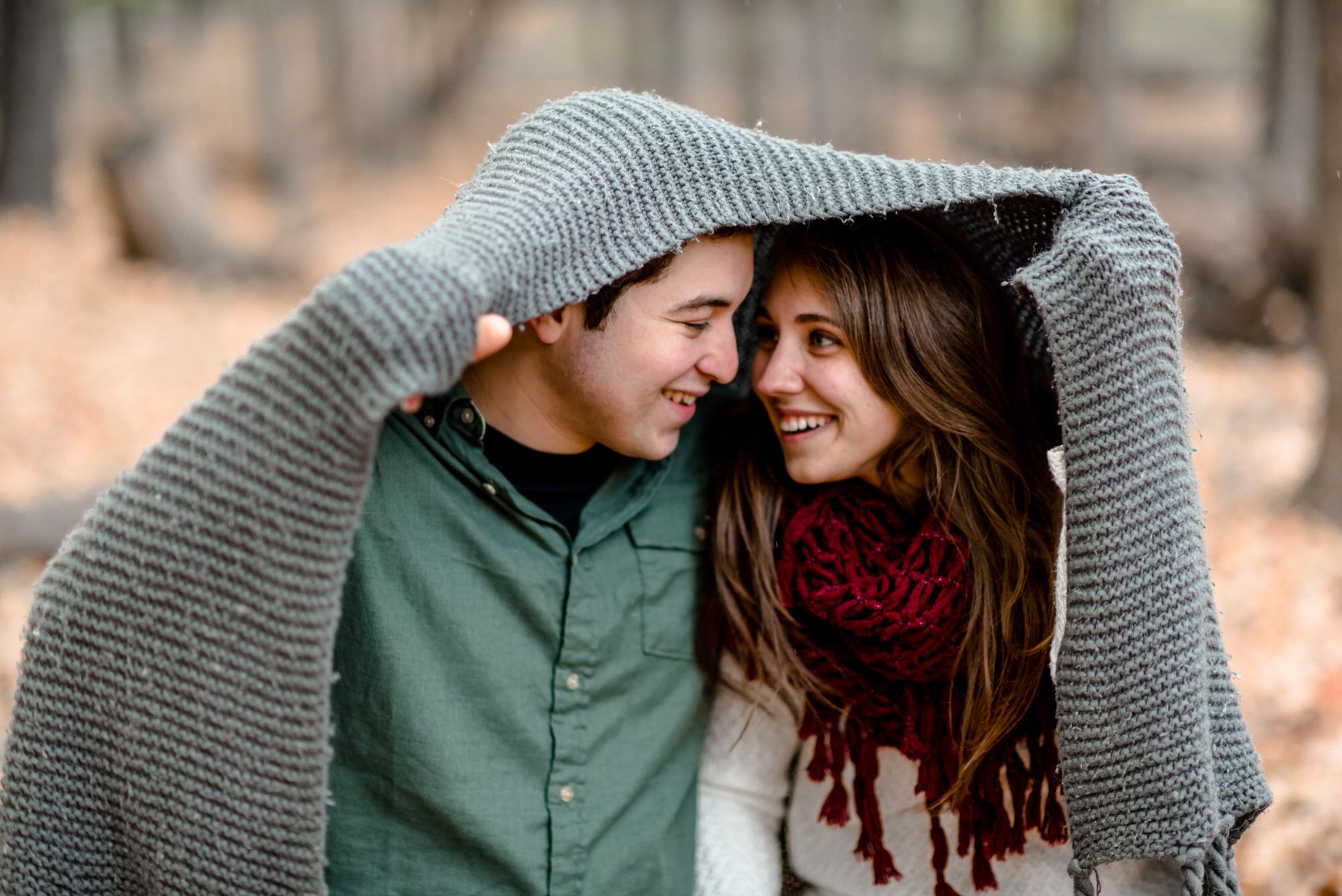 Engagement photo: Fall 2017, Miami Woods, Illinois