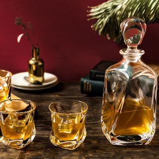 Aurora Whiskey 5-Piece Decanter Set