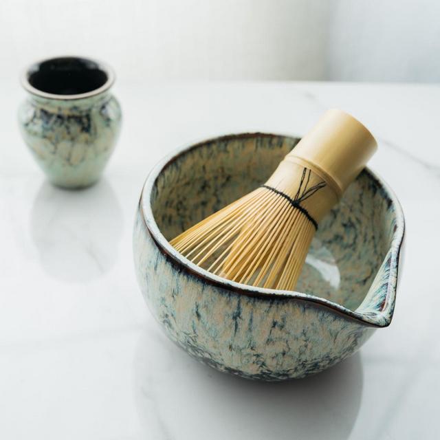 Matcha Tea Ceremony Set – Green Traditional 6-Piece Japanese Kit