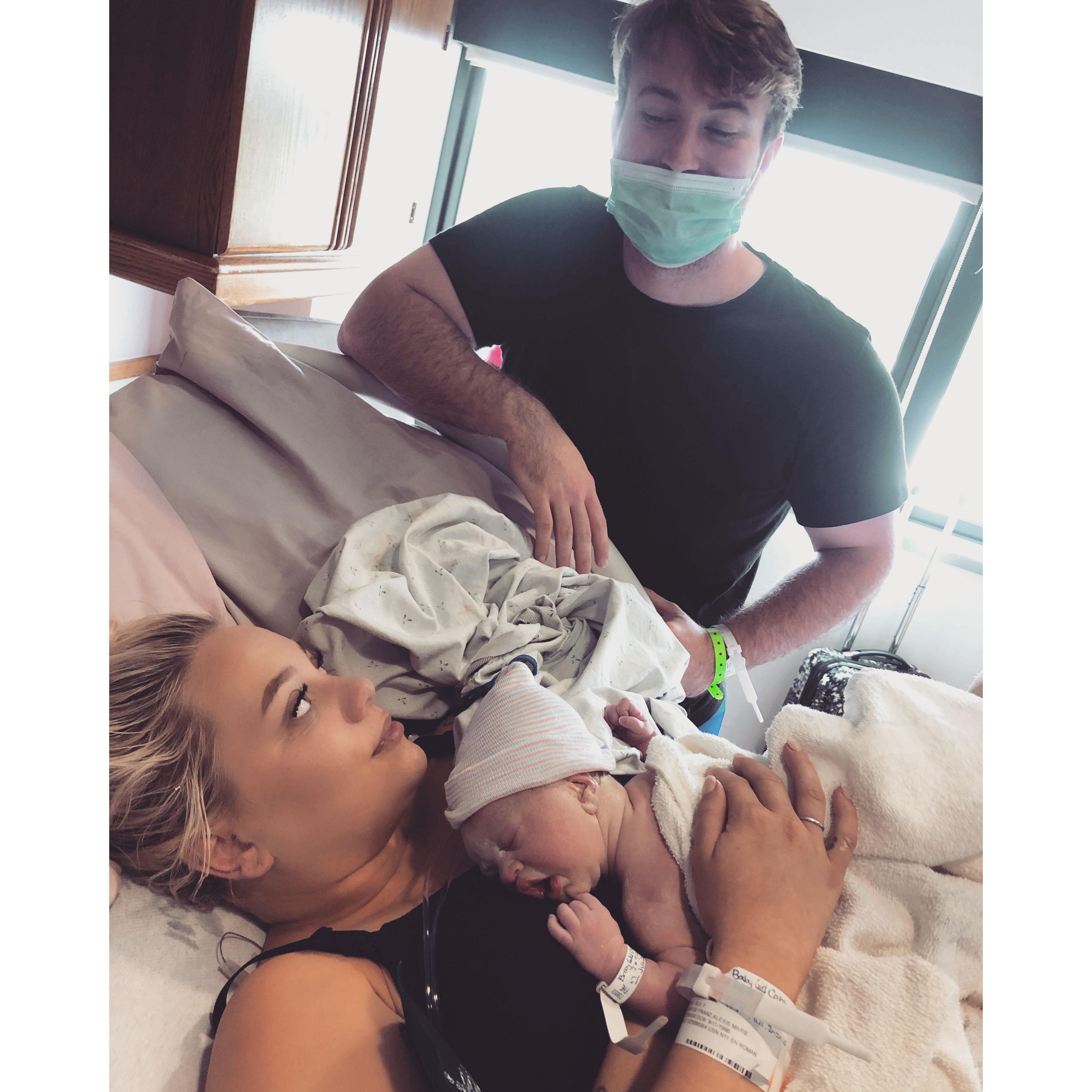 When our family of 2 became a family of 3