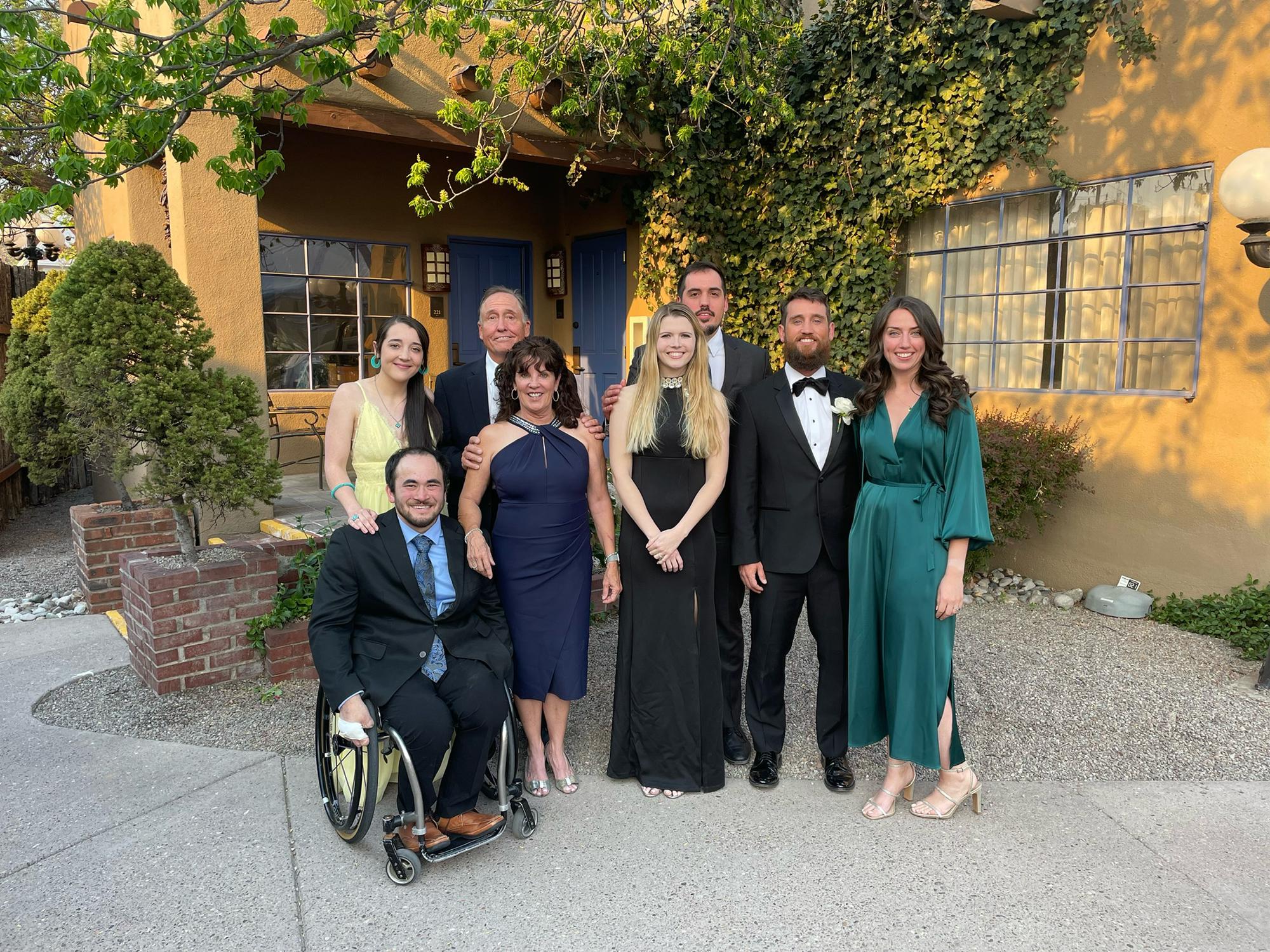 At the beautiful Tilley wedding in Santa Fe '22