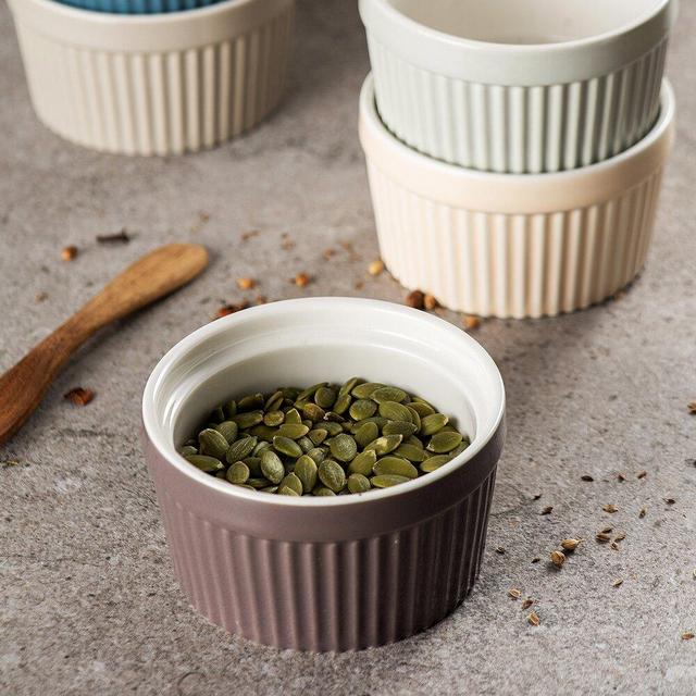 Dowan 4 oz. Ceramic Round Ramekin (Set of 6)