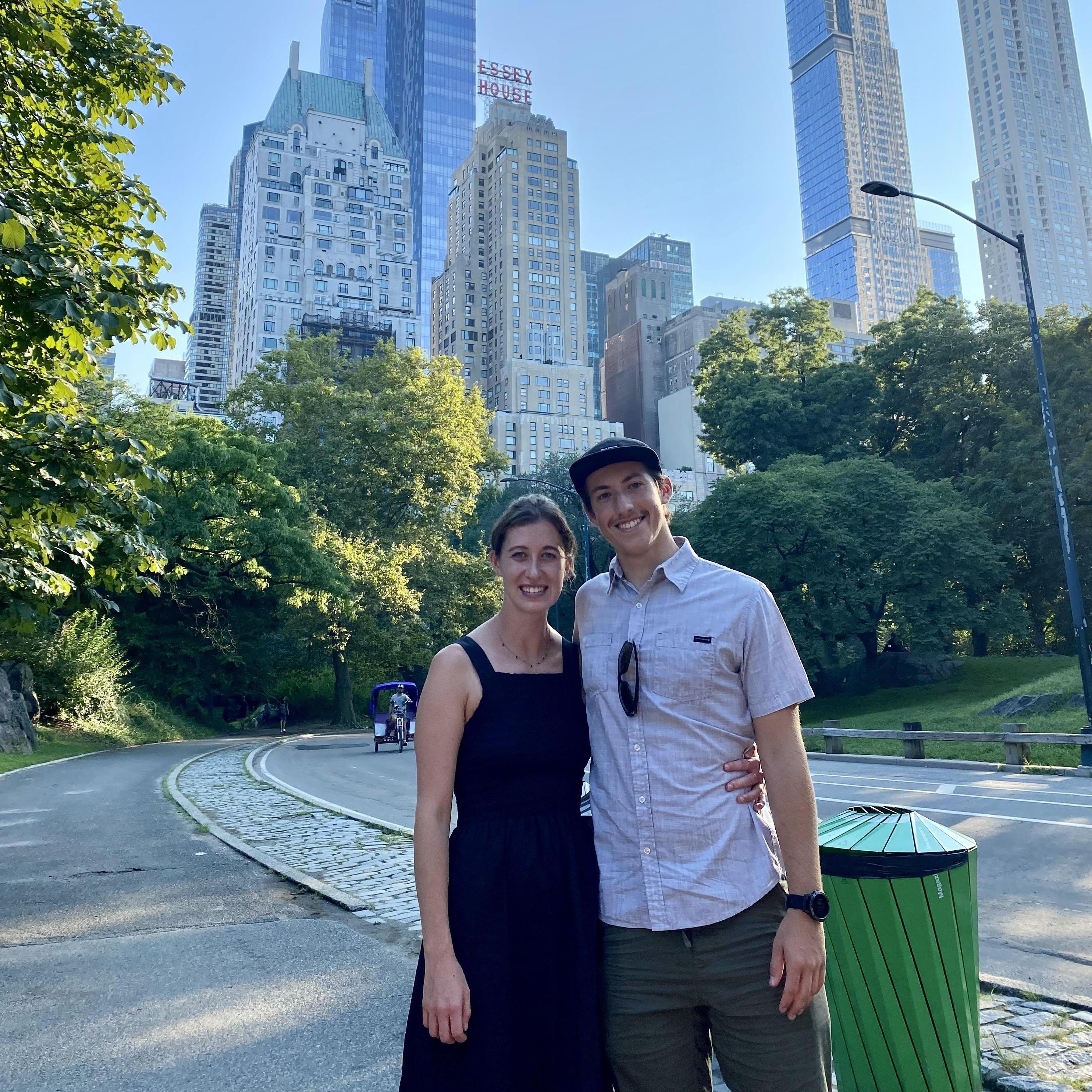 We picked out an engagement ring together in New York.