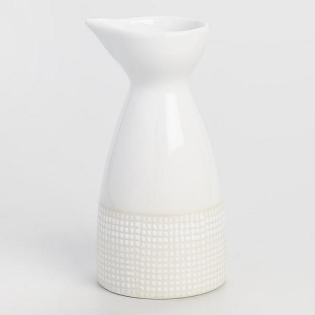 Dotted Porcelain Sake Bottle - www.worldmarket.com