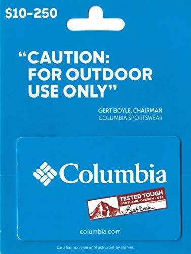 Columbia Sportswear Gift Card