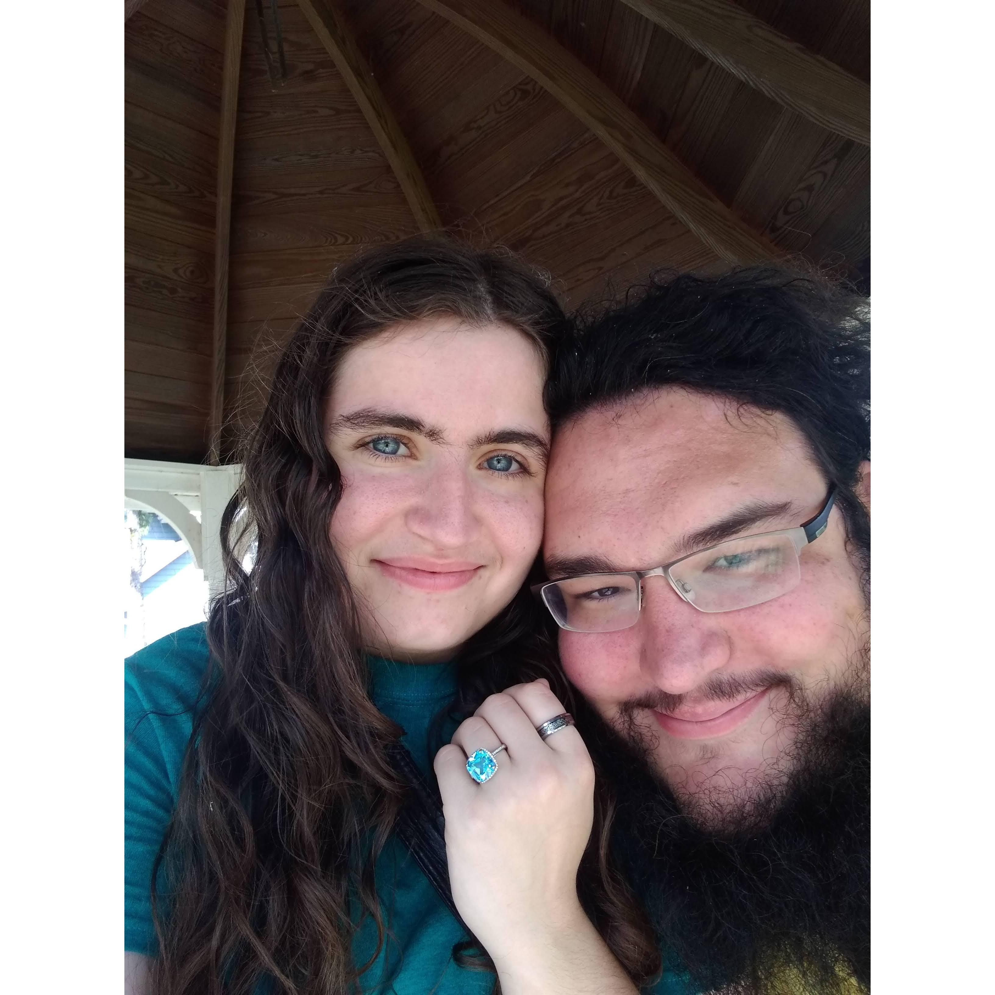 She said yes!